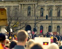 Adelaide 'Black Lives Matter' protest, Tarntanyangga [SLSA: B 78502] 