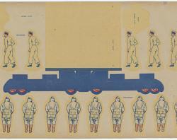 The back of the petrol lorry cut out model [SLSA clrci22074740]