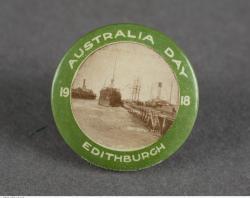 Australia Day badge Edithburgh 1918 SLSA: SRG 435/19/40