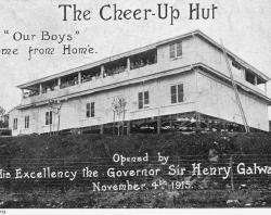 Cheer Up Hut opening 1915 SLSA: PRG 1162/4/13