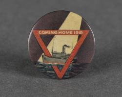 YMCA Coming Home badge 1919 SLSA: D 8775/40