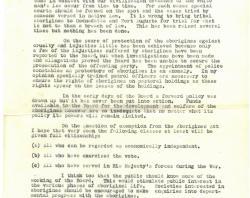Letter written by Charles Duguid to Malcolm McIntosh, page 2. SLSA PRG/387/2