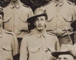 Close up of Lieutenant Edmunds, 1901-02. SLSA: B 49571