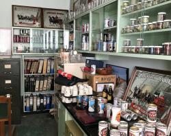 One of the store room featuring records and memorabilia of the SA Brewing Company.