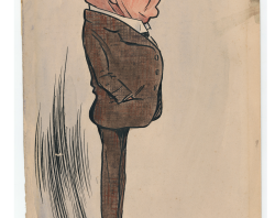 Caricature of Sir Josiah Symon