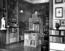 Sir Josiah Symon's library at 'Manoah', 1895. SLSA: B 62728