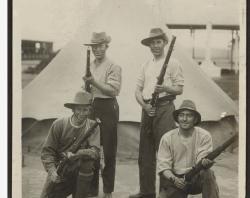 Recruits of the 10th Battalion, Morphettville Training Camp, S.A., October 1915.