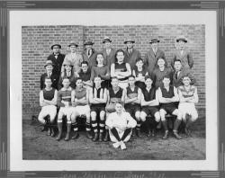 John Martin's football team, supplied by author Paul Flavel.