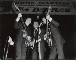 The Beatles performing in 1964. SLSA: B 54232
