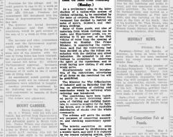 Clothing rationed, Narracoorte, 12 May 1942. NLA: Trove