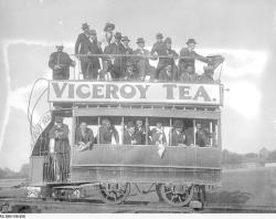 One of the ill-fated trams on its way to take part is a specular display to raise funds for wounded world war one soldiers.   SLSA: PRG 280/1/8/438 