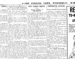 Portsmouth Evening News Wednesday 2 March 1921