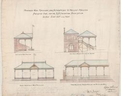 Proposed cricket pavilion. SLSA: BRG 238/1/110
