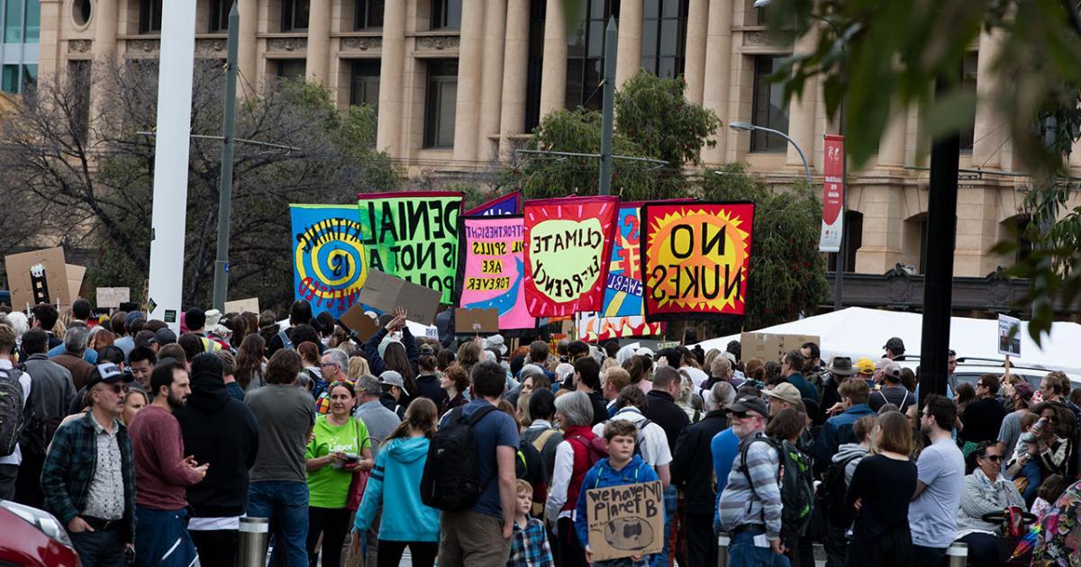 Pro Climate Change Rally Climate Change Rally in Adelaide, 20 September 2019 | State Library of ...