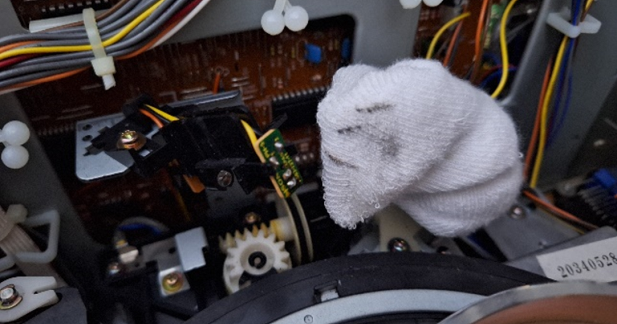 Baby socks help to preserve our AudioVisual heritage State Library