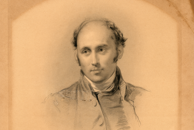 Lithograph of a drawing of the 45 year old Bishop Augustus Short by Sir George Richmond 1847 [B 7939/2]