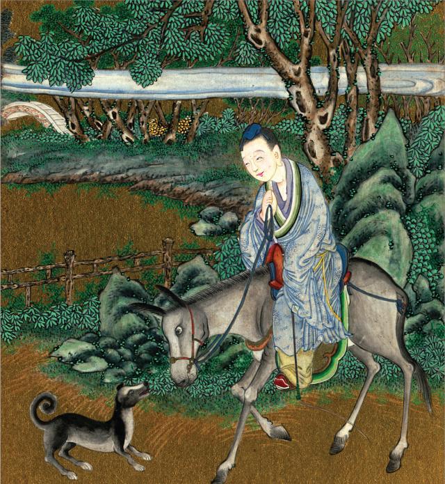 Yi Quan in Liao Zhai Zhi Yi, Pu Songling (1640-1715), Coloured drawing 1851-1908. Image courtesy of Shandong Provincial Library