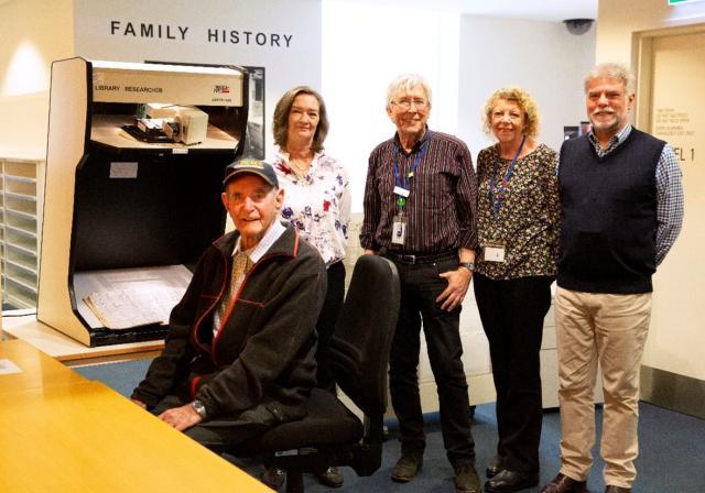 Gerald Savill, Deb Gard, Kris Svendsen, Janet Wilkinson and Peter Jenkins.