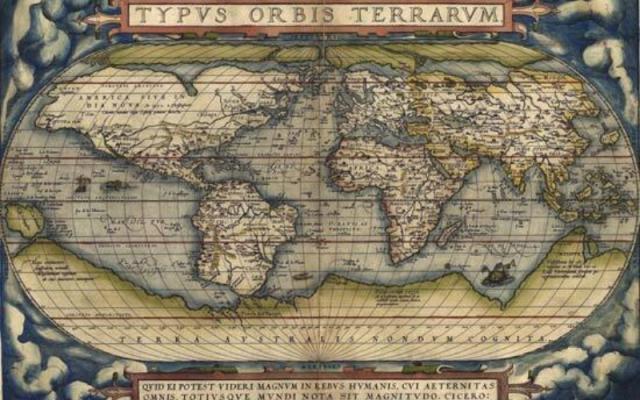 Ortelius map of the world