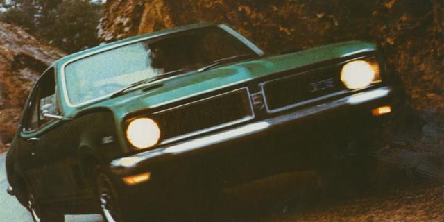 Photo of a green HG Monaro built by General Motors-Holden's Limited