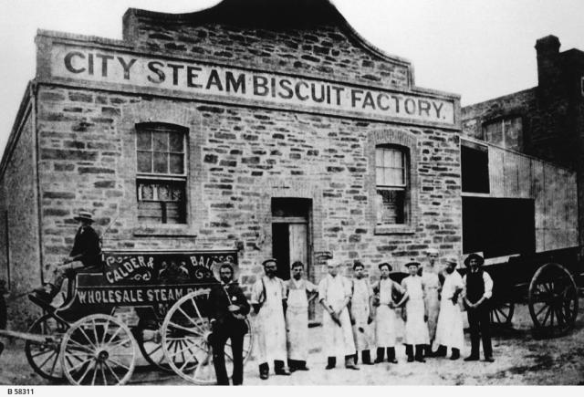  The Premises of Calder & Balfour's City Steam Biscuit Factory, Twin Street. SLSA: B 58311