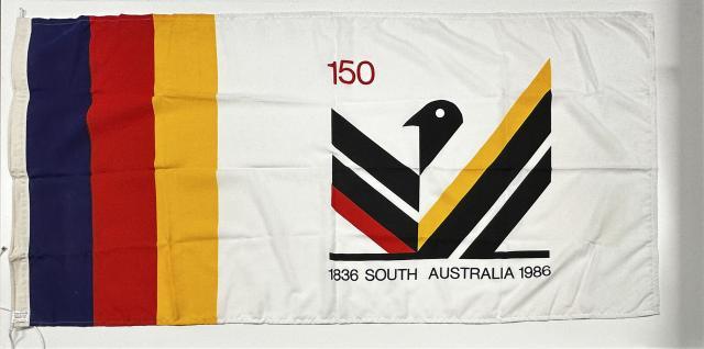 Commemorative flag for the 1836-1986 Jubilee 150