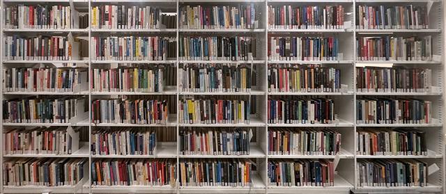 Research library shelf