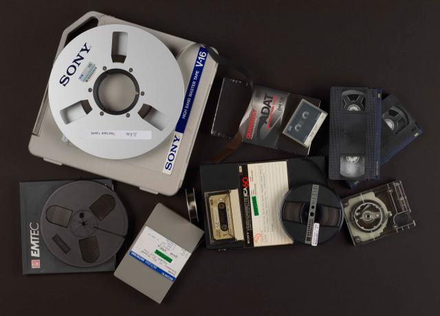 Tape types in the State Library's collection