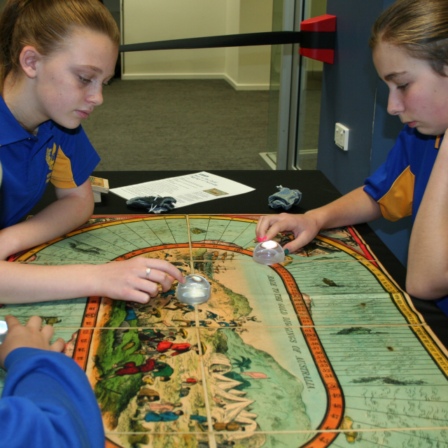 Students engaging in the Opposite of bored program at the State Library of SA