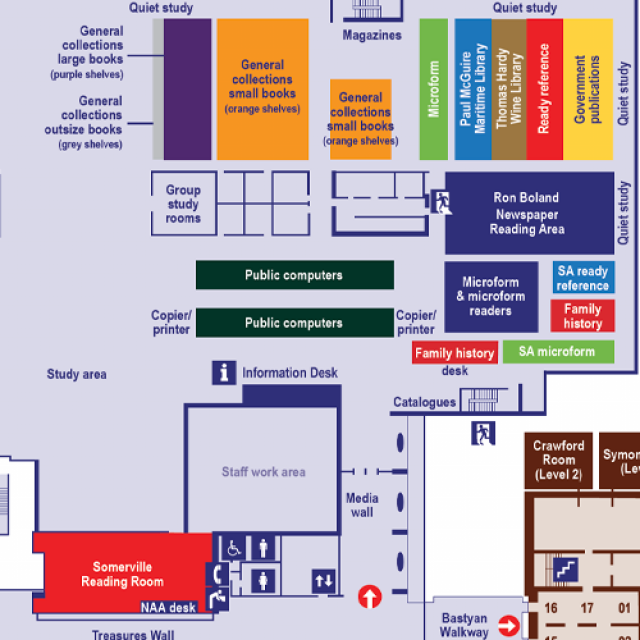 State Library map