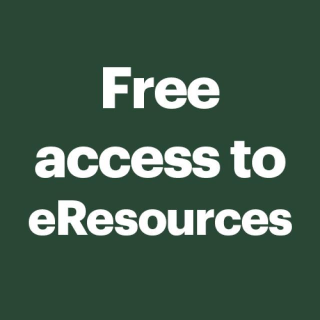 Free access to eResources and information resources