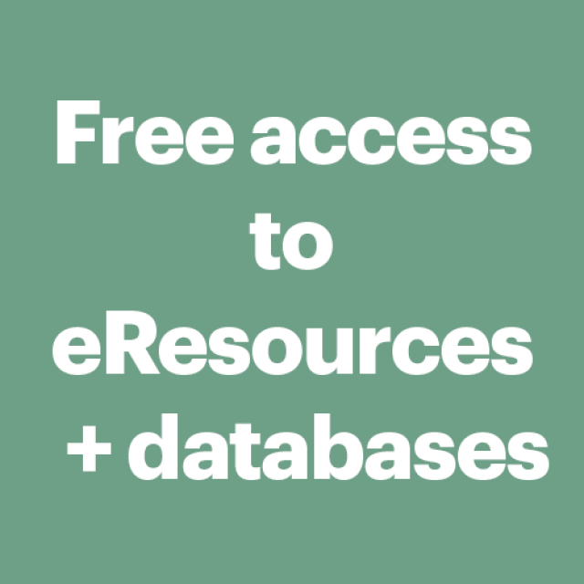 Free access to eresources and databases