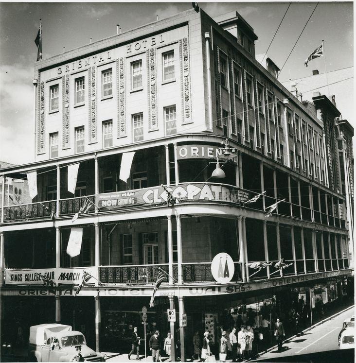 Oriental Hotel, corner Gawler Place and Rundle Street (now Mall),  1964. SLSA: B 15320