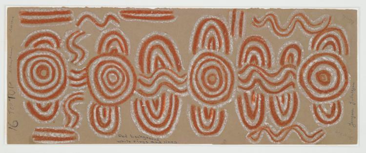 Yuendumu Church Stain Glass Window Drawings (ACC 3971, Baptist Mission collections)