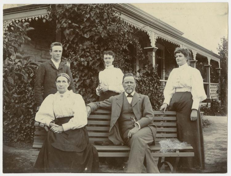Thomas Mitchell's family at Eldina, Jamestown. SLSA: PRG 1610/11/63. 