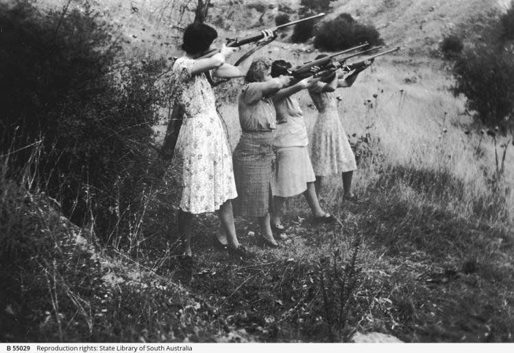 Rationing meant that fabrics and other resources were in shorter supply.Women began to wear trousers, skirts became shorter, and blouses became simpler. Dark colours became more popular too, reflecting both the darker mood of the community and the fact that clothes were often being worn for dusty factory work. Women started making their own clothes as they had to do more with less. Sewing took on a greater emphasis in schools. I Some enterprising women found they could make a living from making or repairing