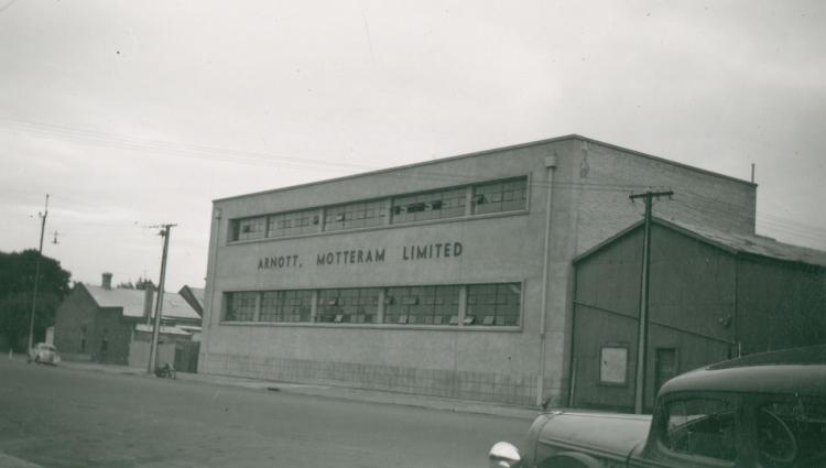Factory of the Arnott Motteram Ltd. 1952. SLSA: B12423