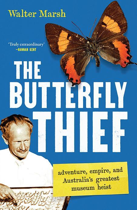 Book cover for The Butterfly Thief by Walter Marsh