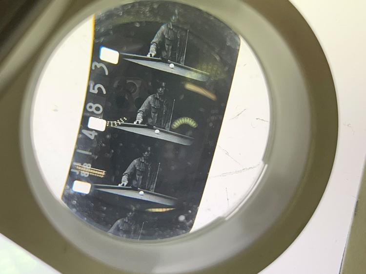Close up of 16mm film